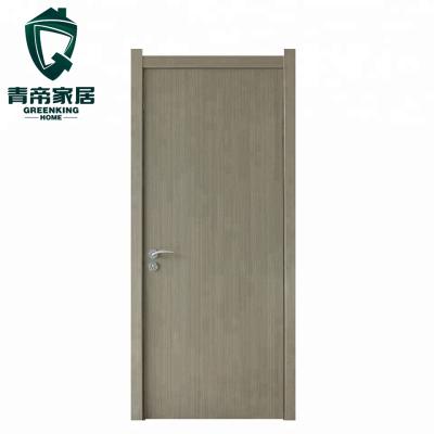 China Swing Black Walnut Veneer Solid Core Prefinished Commercial Interior Wood Doors for sale