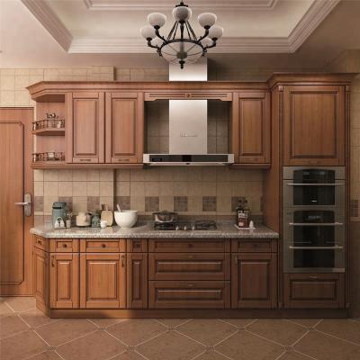 China Contemporary Walnut Wood Multi Drawer Cabinet For European Kitchen for sale