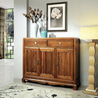 China American style living room solid wood solid wood shoe cabinet for sale