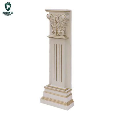 China Solid Decoration Furniture Western Wooden Fiber Roman Pillars for sale