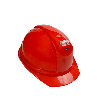 China Outdoor GPS Tracker Helmet Shockproof Hard Hat Warehouse Worker Safety Insulation Material Plastic Breathable Hard Hat for sale