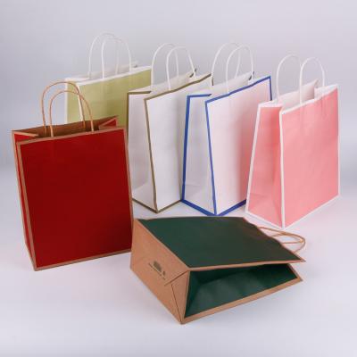 China Best Selling Product Recyclable Packaging Kraft Paper Bags Customized Bag Logo Printing Brown Paper Packing for sale