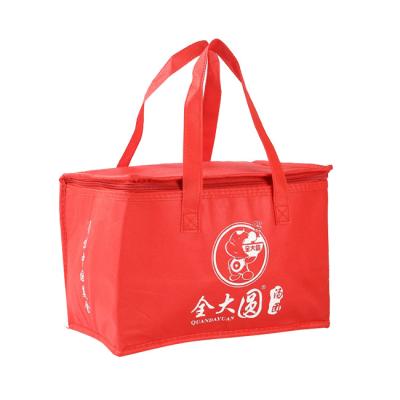 China Wholesale Hot Sale Insulated Cooling Bag Food Packaging Non Woven Thermal Cooler Bag for sale