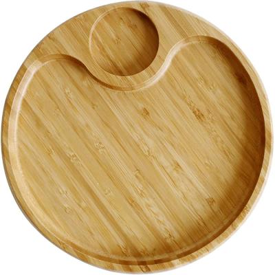 China Factory wholesale viable natural color simple environmental protection, safe beech wood breakfast tray for sale