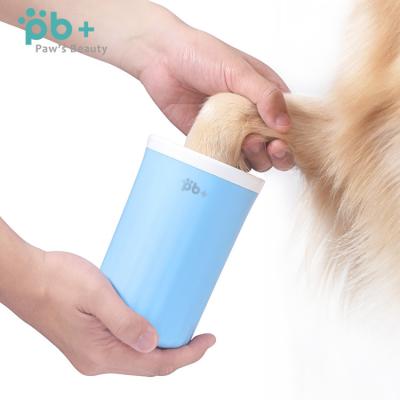 China Wholesale Portable Pet Muddy Paw Cup Dog Foot Cleaner Seal Stored for sale