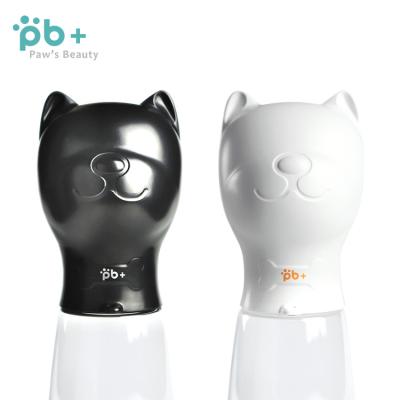 China Stored Portable Cute Pet Driver Water Bottle Plastic Dogs Travel Care Drinking Cup for sale