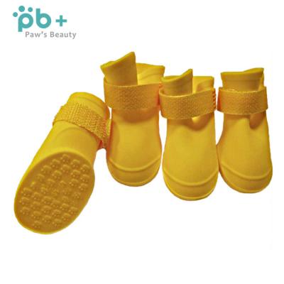 China Luxury Cheap Flexible Silica Gel Pet Stocked Waterproof Shoe for sale