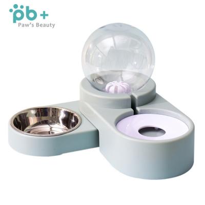 China Wholesale Automatic Stocked Bubble Gravity Waterer Ball Feeder Dogs Pets for sale