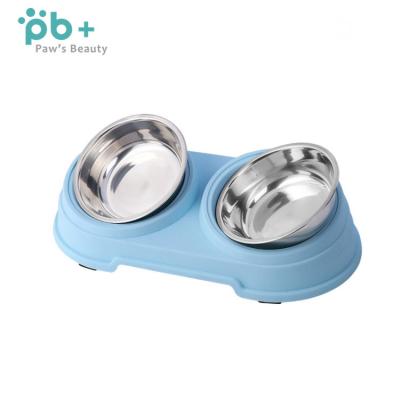 China New Design 2019 Sublimation Stainless Pet Stocked Drinking Bowl for sale