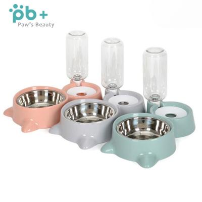 China High Quality Dog Cat Pet Food Stocked Stainless Steel Feeding Bowl Set for sale