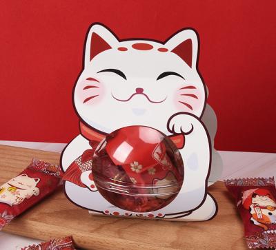 China New Design Ball Cake Shape Disposable Hot Plastic Box Blister Hot Selling Ball Food Fruit Packets Candy Chocolate Plastic Box Clear Package for sale