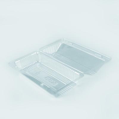 China Bakery Disposable Dessert Storage Container Food Container Clear Plastic Box Packaging for sale