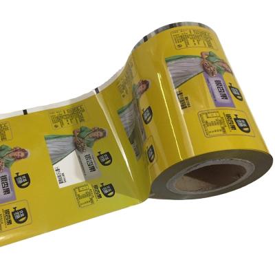 China Wholesale Customized Manufacturer Printing Food Grade Plastic Sheet Roll Moisture Proof For Roll Adhesive Label Packaging Film for sale