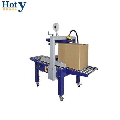 China CLOTHING Automatic Gum Band Slitting Semi-automatic Sealing Machine For Cartons for sale