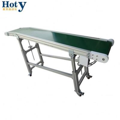 China Carbon Steel / Stainless Steel Good Performance Telescopic Food Belt Conveyor for sale