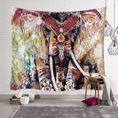 China Elephant Home Decor Accessories Tapestry Blanket Custom for sale