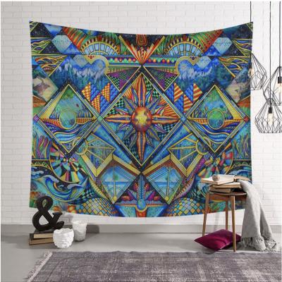 China Trippy Psychedelic Trippy Home Decor Wall Hanging Custom Woven Tapestry for sale