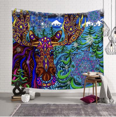 China Factory Digitally Printed Trippy Psychedelic Wall Hanging Home Furniture Tapestry Print for sale