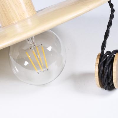 China Modern Wooden Nature Hanging Lamp for sale