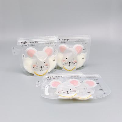 China OEM Moisture Proof Resealable To Store Breastmilk Double Lane Breastmilk Storage Bag Freezer BPA Free for sale