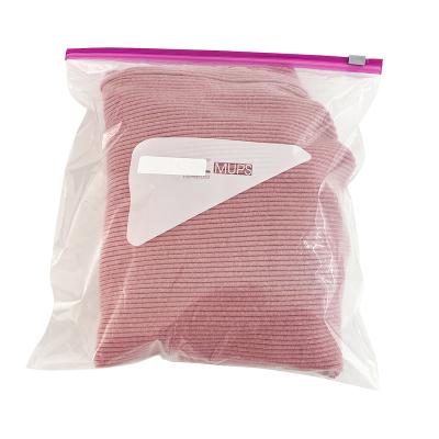 China Wholesale custom logo moisture proof frosted plastic frosted zipper bag snack bag biodegradable zipper lock slider bags for sale