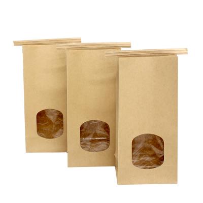 China Recyclable in common food grade food package moisture proof paper bags for food caterer for sale