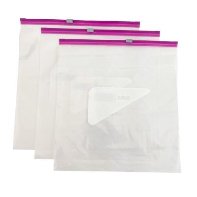 China Moisture Proof Frosted Eco Friendly Plastic Zipper Apparel CPE Packaging Bags Plastic Resealable Zipper Bag for sale