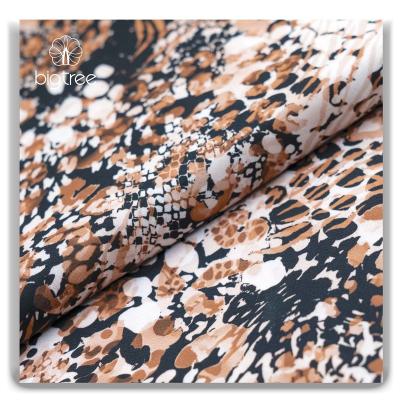 China Fashion Digital Printed Breathable Dress Shirt Blouse 100%Polyester High Quality Customized Fabric for sale