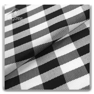 China High Quality Shirt Interwoven Organic Natural Silk Touch Yarn Dyed Checks Design Pajamas 40% Rayon 60%Acetate Fabric for sale