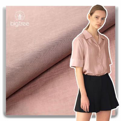 China Breathable Interwoven Soft Hand Feel For Fashion Dress Blouse Skirt Shirt 84% Tecel 16%Polyester Fabric for sale