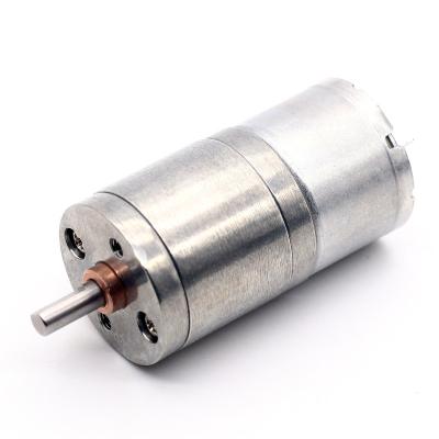 China Metal Gear Motor pequeño de baja velocidad Jga25-310 6/12v 25mm 16-1648 RPM Motor cepillado de alta calidad en venta