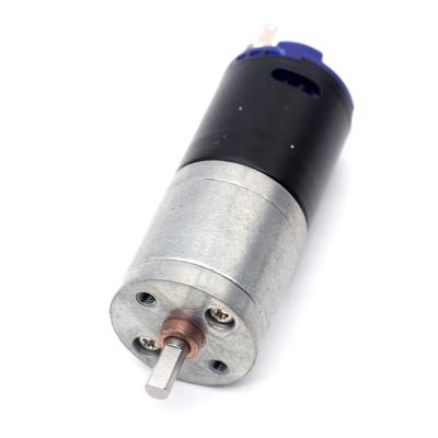 China Esfuerzo de torsión micro dual del motor de reducción de DC del motor de reducción de la impulsión del engranaje de ASLONG JGA25-370DG 6/12V 15-4575RPM alto en venta