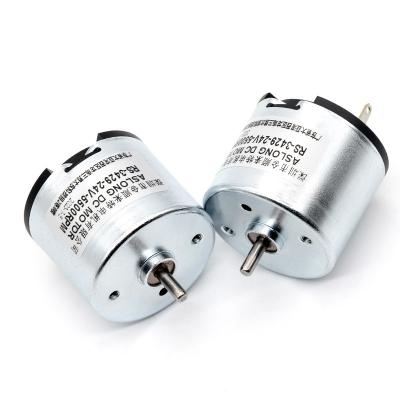 China Kohlebürste-drehmomentstarker Mikromotor-DC-Hochgeschwindigkeitsbewegungslieferanten-DC-Motor ASLONG RS-3429 12/24V 5500-7500RPM zu verkaufen