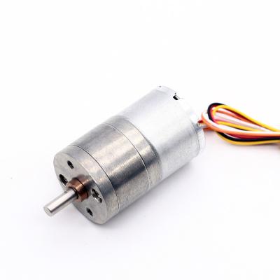 China Des Reduzierungs-Motor-12/24V 8.5-1977RPM Mikro-DC-Motor12v Welle ASLONG JGA25-2418 25mm schwanzlose DC-Gang-Motord zu verkaufen