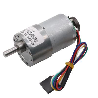 Cina Hall Encoder Motor JGB37-3530B 24V 12/1600 Micro DC Encoder Motor High Torque Dc Motor With Encoder in vendita