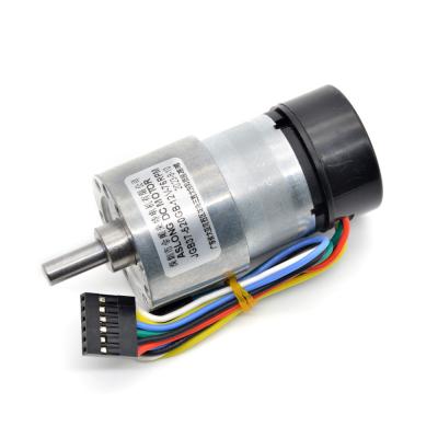 Κίνα Hall Encoder DC Motor με καθυστέρηση με πίσω κάλυψη JGB37-520GB Dc Gear Motor 12v με Encoder Mini Dc Motor με Encoder προς πώληση