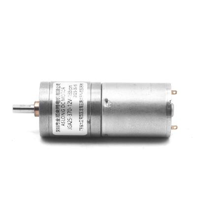 Китай Двигатель скоростной передачи 25 мм DC 12V для роботов JGA25-370 Micro Dc Gear Motor 6v Dc Gear Motor продается