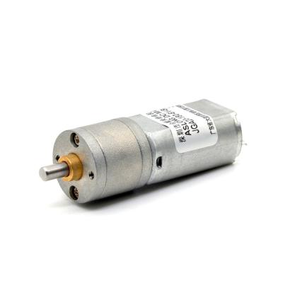 China Motor pequeño de baja velocidad de corriente continua en miniatura de 20 mm JGA20-180 6v 12v 20mm Motor pequeño de engranajes de corriente continua de baja rpm Brush Dc Gear Motor en venta