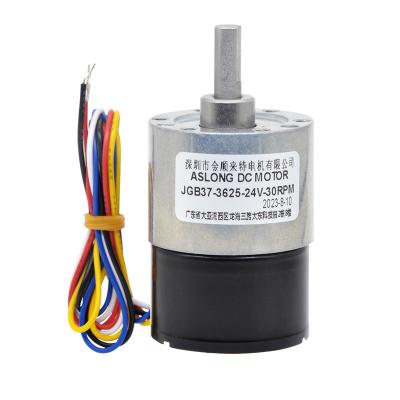 China 24v borstelloze DC-motor JGB37-3625 24v motor Dc borstelloze DC-motor met versnellingsbak Te koop