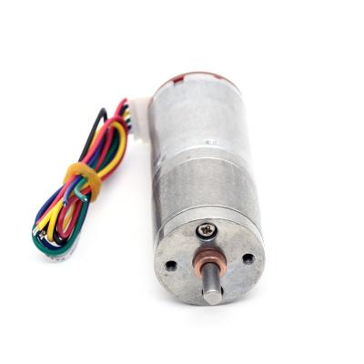 China 25 mm DC Elektrische Bürstenmotor Gängemotor JGA25-370B 12 V Gängemotor 25 mm zu verkaufen