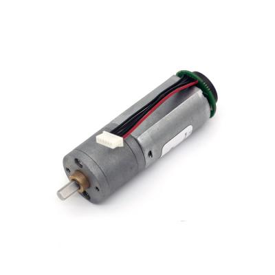 China  Small Encoder Dc Gear Motor JGA20-180B 12V 258RPM 1:31 Micro Motors Encoder Dc Motor Brush for sale