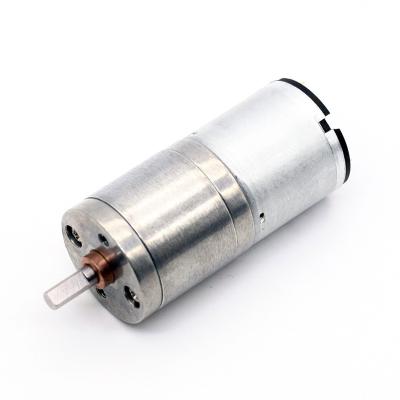 China Small Pinion Gear For Dc Motor JGA25-340 12V 177RPM 1:45 12v Mini 25mm Electric Dc Motor for sale