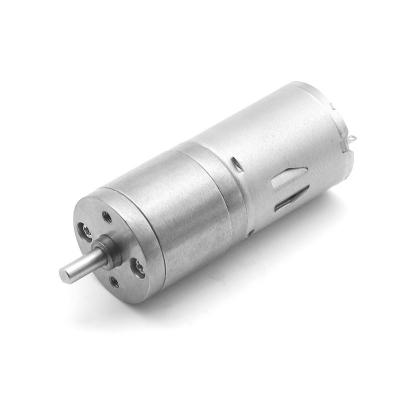 Китай мотор шестерни уменьшения DC 6V 12V 24V 6000rpm 370 с редуктором коробки передач Dia25mm продается