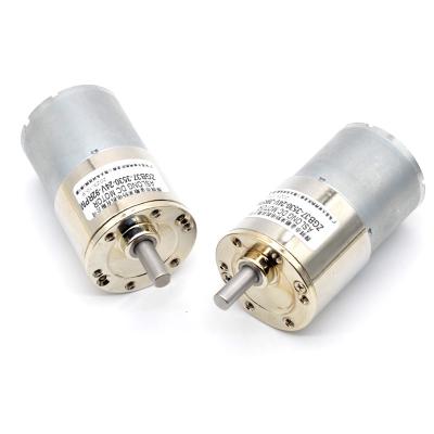 China 12v 24v dc high torque ZGB37-3530 brushed dc motor Micro gear reduction motor for sale