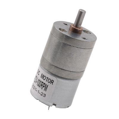 China JGA25-310 Brushed Miniature Dc Gear Motor 12v 1280rpm For Instrument for sale