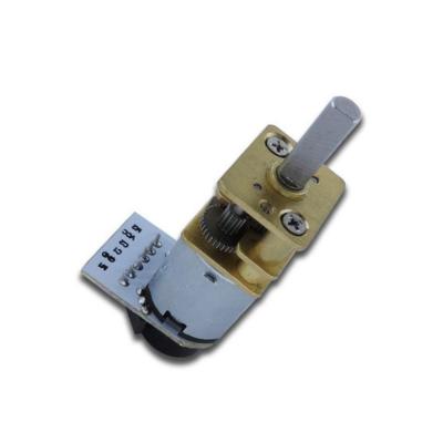 China 6v JGA12-N10B Hall Encoder Small DC-Gang fährt volles Zahnrad des Metall2100rpm zu verkaufen