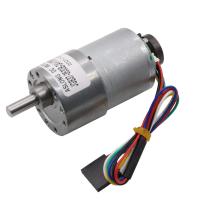 China 1600rpm alinhou o motor da engrenagem da C.C. dos motores elétricos JGB37 3530B com codificador à venda