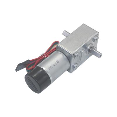 Κίνα 90rpm υψηλές μηχανές 6V 12V εργαλείων ΣΥΝΕΧΩΝ σκουληκιών ροπής με το διπλό κωδικοποιητή άξονων προς πώληση