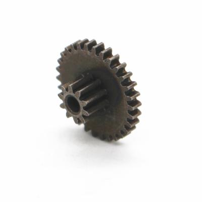 China 0.5 Modulus Double DC motor Gear 10 Teeth Plus 30 JGY-370 Gear for sale