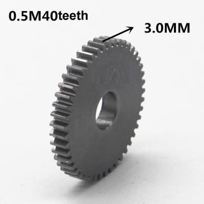 중국 6mm 8mm DC 모터 액세서리 0.5 모드 40 이 45 작은 금속 기어 판매용